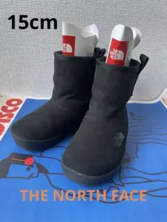 THE NORTH FACE キッズ ブラックブーツ　ムートン