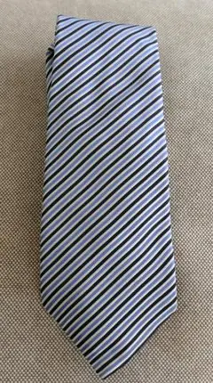 ブリオーニ（Brioni） ネクタイ ストライプ（青・黒・白）のサムネイル