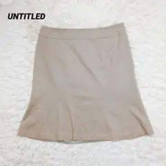UNTITLED スカート シンプル
