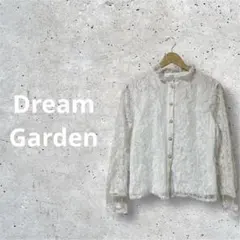 【大人可愛い】クラシカルレースブラウス✨Dream Garden (2XL)