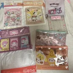 ミニポリ巾着 マイメロディ クリアケース クリアポーチ