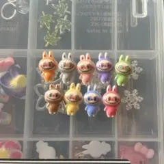 LABUBU ネイルパーツ9個セット‪‪
