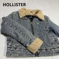 HOLLISTER ボアデニムジャケット／ジップアップ超美品