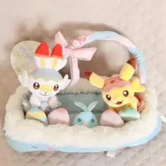 ピカチュウ ヒバニー イースターエッグバスケット　ティッシュケース