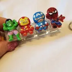 ハルク アイアンマン キャプテン・アメリカ スパイダーマン フィギュアセット