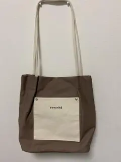 sonorité ブラウン トートバッグ