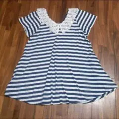 bonica dot♡ボーダーワンピのサムネイル