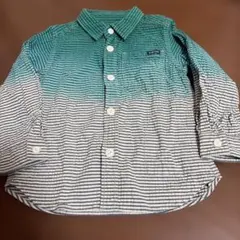 3can4on 長袖シャツ グラデーション 100cm