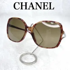 CHANEL Sunglasses CC Logo Tortoiseshell