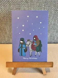 オリジナルポストカード:クリスマスシリーズ「ベツレヘムの夜」(作品番号016)