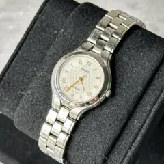 SEIKO セイコーエクセリーヌ ローマン文字盤 上品 レディース時計 シルバー
