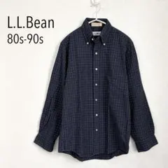 【希少/USA製】80s-90s L.L.Bean ボタンダウンシャツ チェック