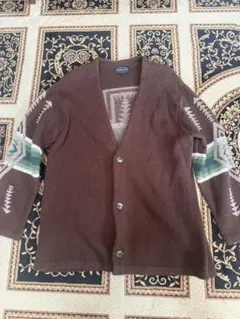 ペンドルトン ネイティブ柄 オルテガ柄　カーディガン 別注　サイズL 別注