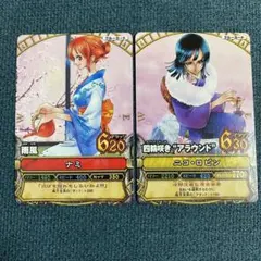 ワンピーベリーマッチ ナミ　ロビン ワンピース カード