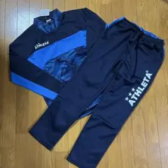 【新品】ATHLETA ジャージ 上下セット 160 ネイビー/ブルー