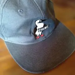CHUMS 黒キャップ ロゴ刺繍