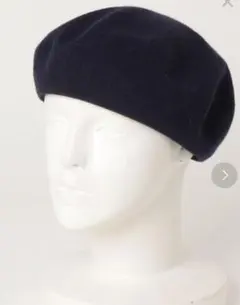 美品 CA4LA ベレー帽 ネイビー