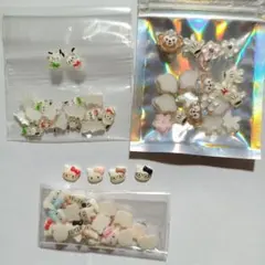 ネイルパーツ（ポチャッコ、ダッフィー、キティ）セット