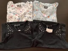 新品子供服女の子110㎝ 半袖まとめ売り　双子コーデ