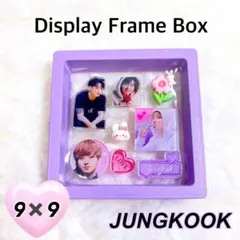 BTS ３DディスプレイフレームBOX ９cmサイズ ⑬-① ジョングク