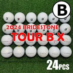 【B64】 ブリヂストンTOURBX 白 24年 ロストボール 24球