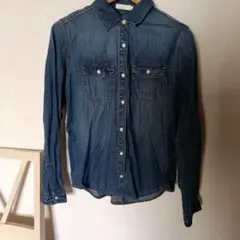 earth music&ecology デニムシャツ Mサイズ