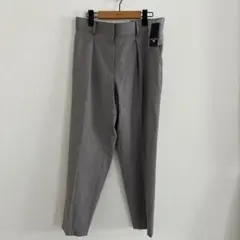 美品タグ付きAOKI LES MUES アオキ　レミューテーパードパンツ ミワク
