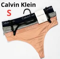 日本未入荷 カルバンクライン Tバック S 3P 新品 Calvin Klein
