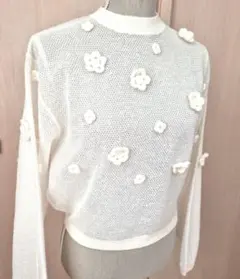 バルーンスリーブ ニット