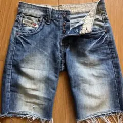 DIESELディーゼルデニムハーフパンツイタリア製メンズ