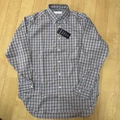 新品タグ付！半額以下！　ビッグシルエット　インヘリット　長袖チェックBDシャツのサムネイル
