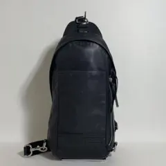COACH コーチ トンプソン ボディバッグ オールドコーチ ブラック