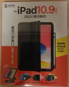 iPad 10.9インチケース ブラック 2022