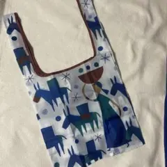 【KALDI】カルディ　エコバッグ　ブルー