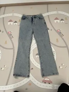 GRL ハイウエストセミフレアデニムパンツcu289