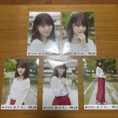 乃木坂46 西野七瀬 逃げ水Ver. 生写真 5枚セット