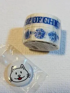 バンプオブチキン　マスキングテープ＆猫の缶バッジのサムネイル