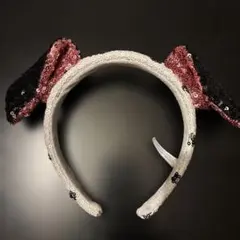 ディズニー スパンコール犬耳カチューシャ　101匹わんちゃん