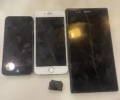3台セットiPhone 5 iPhone 6 Xperia Ultra ジャンク