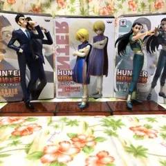 ハンターハンター クロロ クラピカ イルミ フィギュア 5体まとめ売り