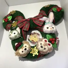 東京ディズニーリゾート ダッフィーフレンズ クリスマスリース 2018