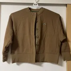 Lacoste ブラウン カーディガン
