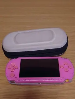 PSP-1000 本体 ピンク ケース付き ジャンク バッテリー無し