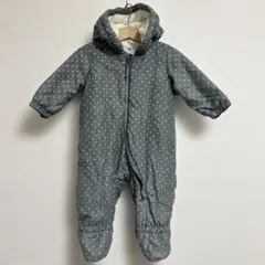 PETITBATEAU ドットつなぎ 12m 74cm ベビーアウタープチバトゥ