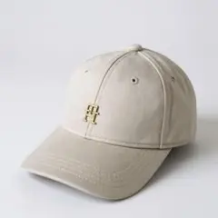 ⭐︎新品⭐︎トミーヒルフィガー　ロゴキャップ　ホワイトベージュ