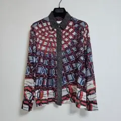 DRIES VAN NOTEN シルク フラワーゴブラン織り風 ボレロ ブラウス DRIES VAN NOTEN シルク フラワーゴブラン織り風 ボレロ ブラウス