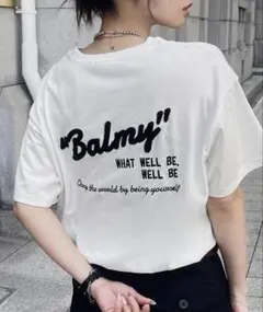 GeeRA サガラ刺繍バックロゴオーバーサイズ半袖Ｔシャツのサムネイル