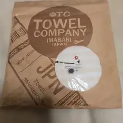 《今治産》 タオルハンカチ JAL風飛行機デザイン