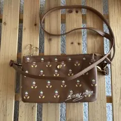 ミッキーマウス プリント ショルダーバッグ