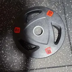 ダンベルプレート 10kg 3穴 グリップ付きのサムネイル